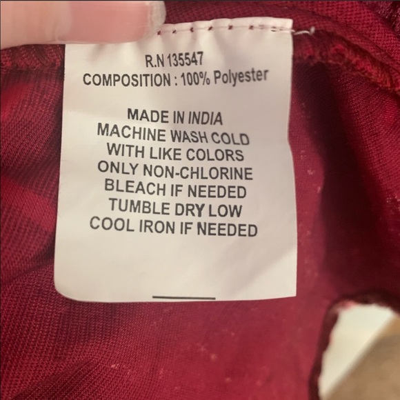 Velvet Tunic with flare sleeves, criss cross top - Picture 8 of 8